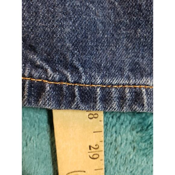 Lucky Brand Jeans Sz 42x32 Mens Blue Pants Stretch 429 Classic Striaght Dark - Picture 9 of 14